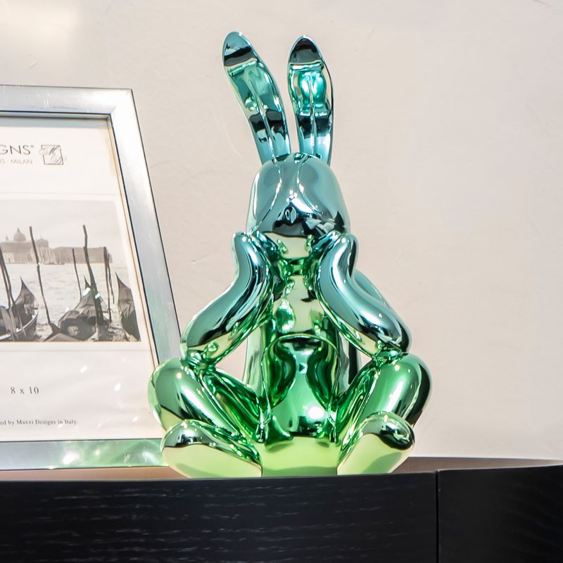 Mr. Rabbit - Thinking Rabbit - Electroplating (8)